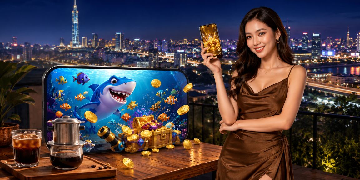 Người dùng Hồ Chí Minh tra cứu FAQ ứng dụng casino jx2 trên điện thoại khi uống cà phê